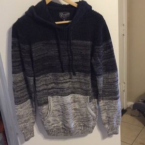 Retrofit Knit Pullover Hoodie